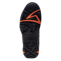 Black-Dark Tile Blue-Orange - Pack Shot - Elbrus Childrens-Kids Erimley Waterproof Mid Cut Walking Boots