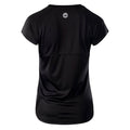 Black - Back - Hi-Tec Womens-Ladies Alna Training T-Shirt