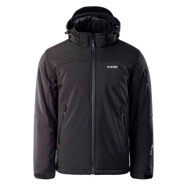 Black - Front - Hi-Tec Mens Geko Soft Shell Jacket