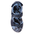 Black - Lifestyle - Bejo Childrens-Kids Alisi Moro Print Leather Sandals