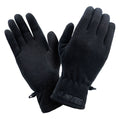 Black - Side - Hi-Tec Womens-Ladies Salmo Logo Ski Gloves