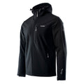 Black - Side - Hi-Tec Mens Caen Soft Shell Jacket