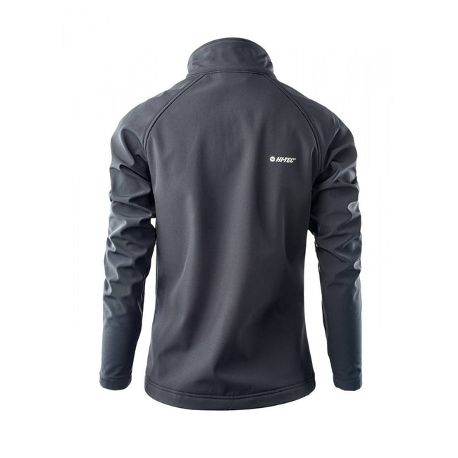 Moon Grey-Bright Pink - Back - Hi-Tec Womens-Ladies Lucari Soft Shell Jacket