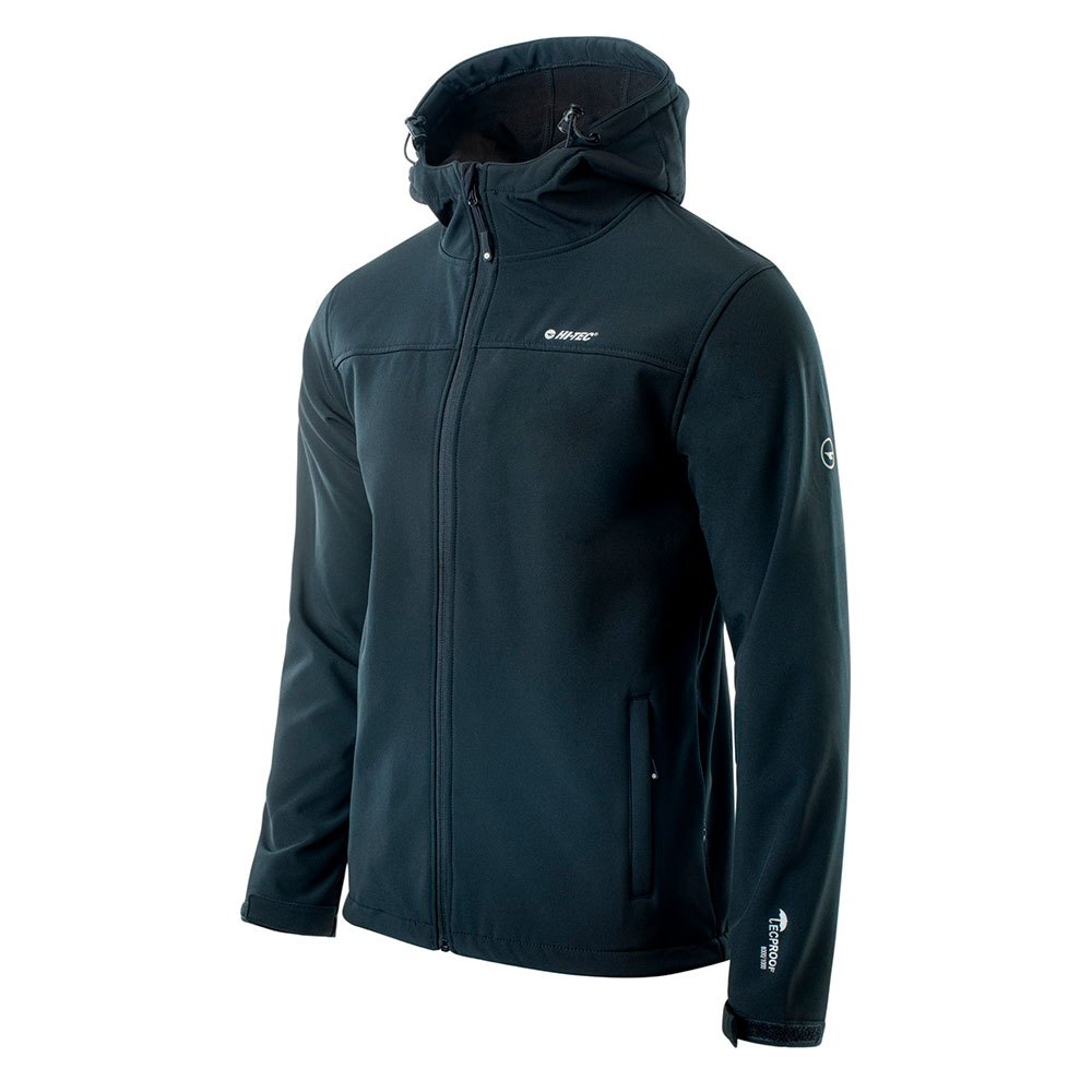 Black - Side - Hi-Tec Mens Kars Soft Shell Jacket