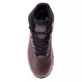 Dark Chocolate - Back - Hi-Tec Mens Altitude VI Leather Waterproof Hiking Boots