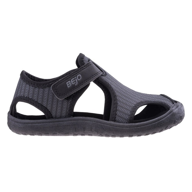 Black - Side - Bejo Childrens-Kids Trukiz Sandals