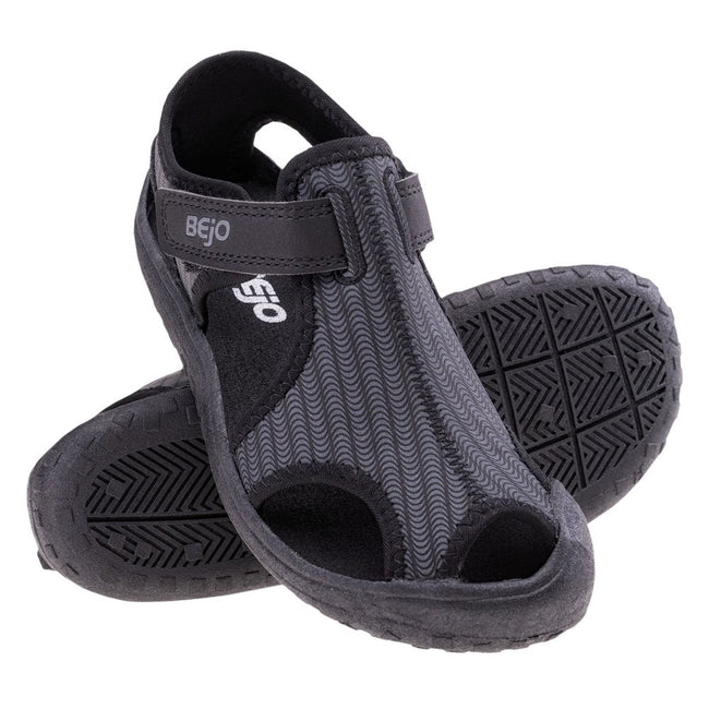 Black - Close up - Bejo Childrens-Kids Trukiz Sandals