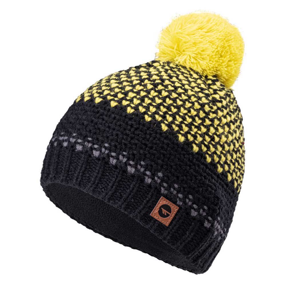 Black-Sulphur Spring - Side - Hi-Tec Childrens-Kids Hervin Beanie