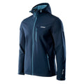 Dress Blues-Copel Blue - Side - Hi-Tec Mens Caen Soft Shell Jacket