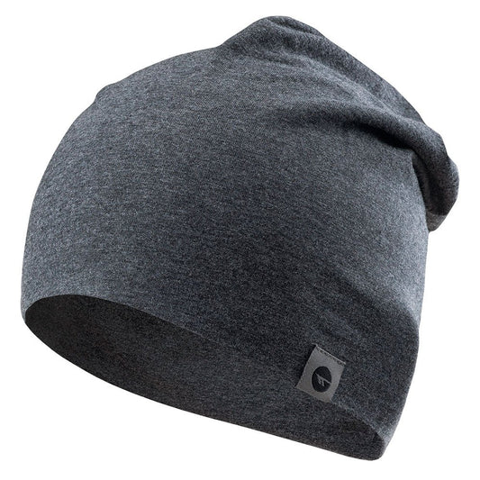 Grey Melange - Front - Hi-Tec Unisex Adult Enif Logo Beanie