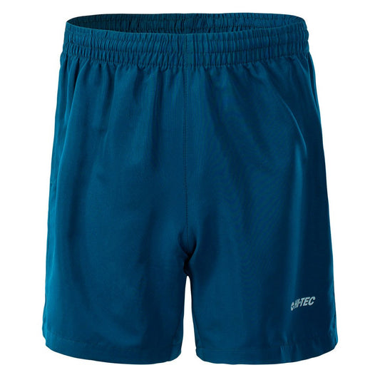 Poseidon Blue - Front - Hi-Tec Childrens-Kids Matt Shorts