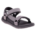 Grey-Black - Front - Hi-Tec Childrens-Kids Apodis Sandals