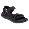 Black - Front - Hi-Tec Childrens-Kids Apodis Sandals