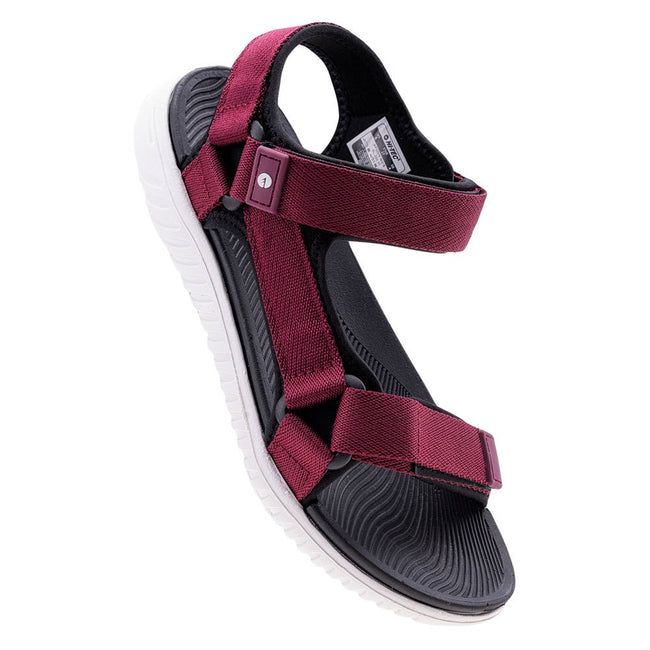Amaranth - Close up - Hi-Tec Womens-Ladies Apodis Sandals