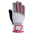 Microchip Melange-December Sky-Sangria Pink - Back - Hi-Tec Womens-Ladies Huri Ski Gloves