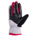 Microchip Melange-December Sky-Sangria Pink - Side - Hi-Tec Womens-Ladies Huri Ski Gloves