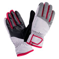 Microchip Melange-December Sky-Sangria Pink - Front - Hi-Tec Womens-Ladies Huri Ski Gloves