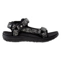Black-Grey - Back - Hi-Tec Mens Hanar Sandals