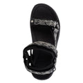 Black-Grey - Side - Hi-Tec Mens Hanar Sandals
