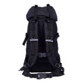 Black-Black - Back - Hi-Tec Tosca 50L Hiking Backpack