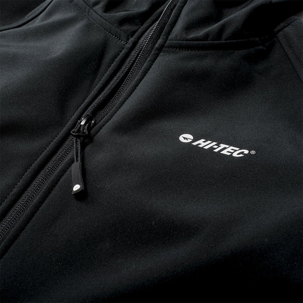 Black - Lifestyle - Hi-Tec Womens-Ladies Narmo Soft Shell Jacket