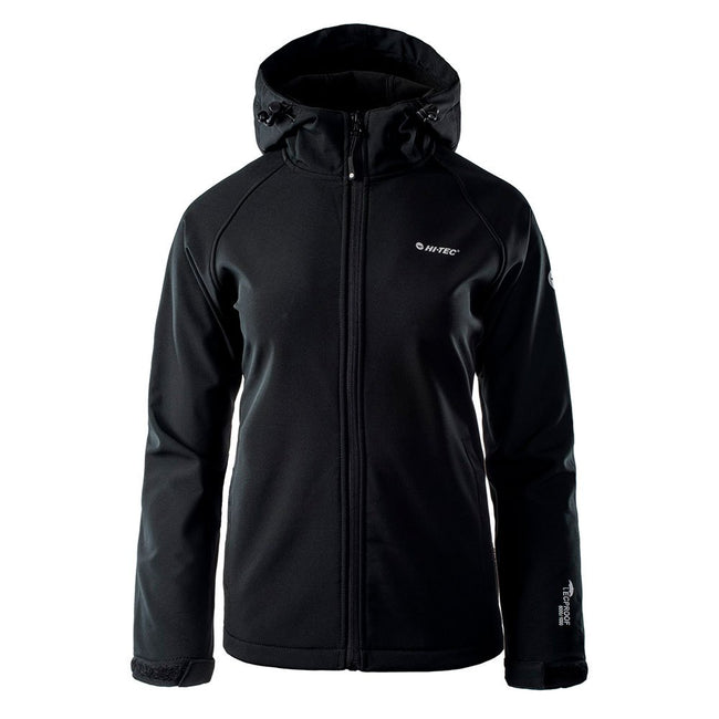 Black - Front - Hi-Tec Womens-Ladies Narmo Soft Shell Jacket