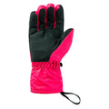 Sangria Pink-Black - Back - Hi-Tec Womens-Ladies Galena Contrast Ski Gloves