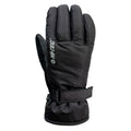 Black - Side - Hi-Tec Womens-Ladies Marys Logo Ski Gloves