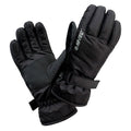 Black - Front - Hi-Tec Womens-Ladies Marys Logo Ski Gloves