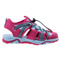 Fuchsia-Light Blue - Lifestyle - Hi-Tec Childrens-Kids Sanev Sandals