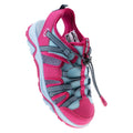 Fuchsia-Light Blue - Close up - Hi-Tec Childrens-Kids Sanev Sandals