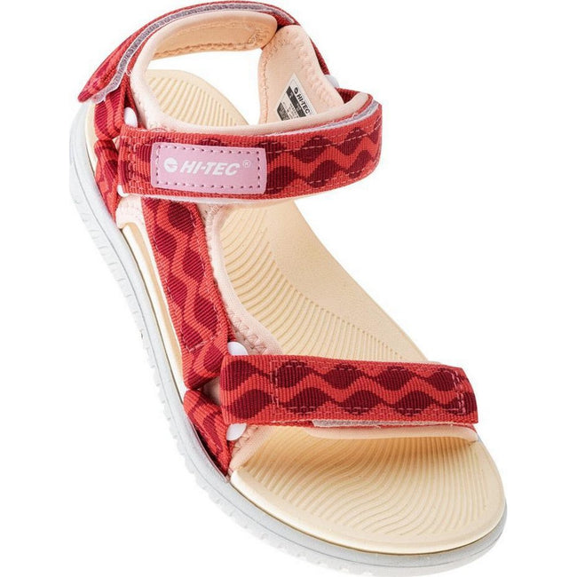 Pink-Beige - Close up - Hi-Tec Womens-Ladies Hanar Sandals
