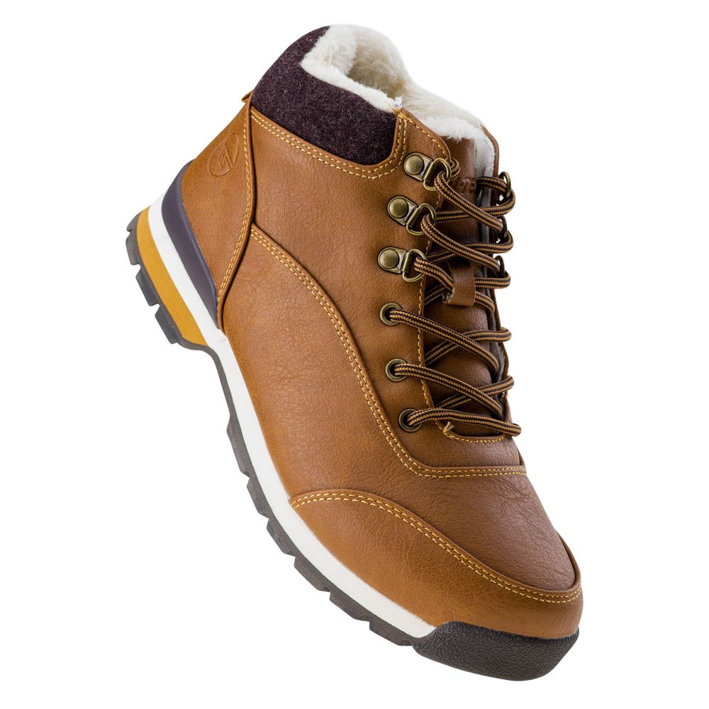 Camel-Dark Brown-Beige - Close up - Hi-Tec Womens-Ladies Ladivi Walking Boots