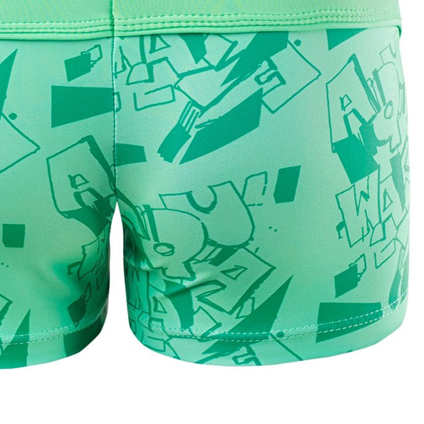 Spring Bouquet-Mint - Side - Aquawave Childrens-Kids Idaro Swimming Trunks