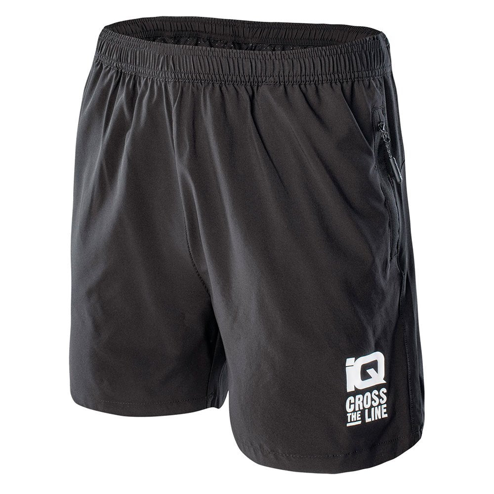 Black - Side - IQ Mens Onre Shorts