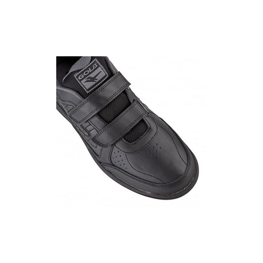 Black - Pack Shot - Gola Mens Belmont WF Wide Fit Trainers