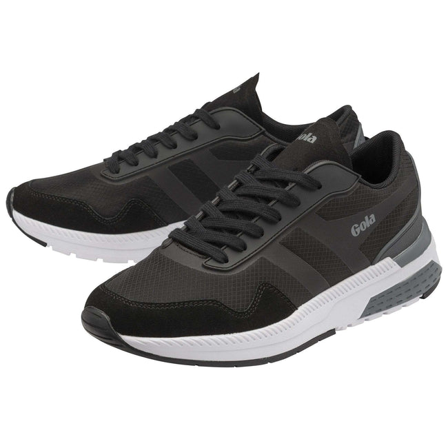 Black-Grey - Close up - Gola Mens Atomics Trainers