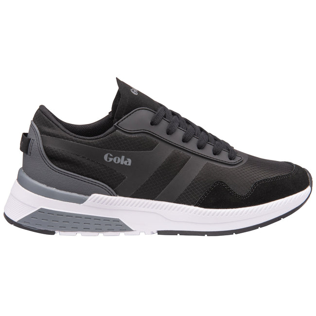 Black-Grey - Back - Gola Mens Atomics Trainers