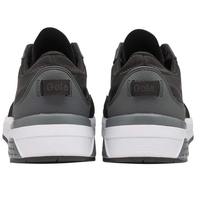 Black-Grey - Side - Gola Mens Atomics Trainers