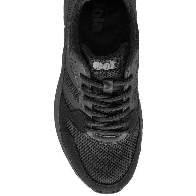Black Uni - Pack Shot - Gola Mens Lansen Trainers