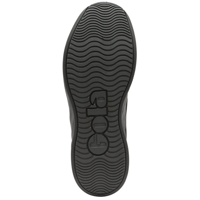 Black Uni - Close up - Gola Mens Lansen Trainers