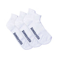 White - Front - Lambretta Mens Trainer Socks (Pack of 3)