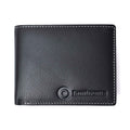 Black - Back - Lambretta Logo Leather Wallet