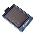 Dark Brown - Front - Lambretta Logo Leather Wallet