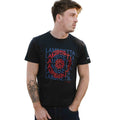 Navy - Side - Lambretta Mens Heritage SS25 Target T-Shirt