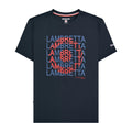 Navy - Front - Lambretta Mens Heritage SS25 Target T-Shirt