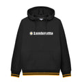 Black-Gold - Front - Lambretta Mens Logo Hoodie