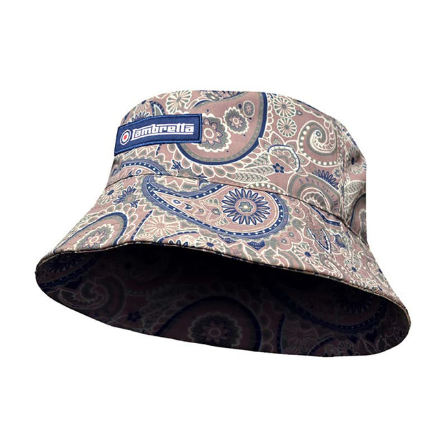Woodsmoke - Back - Lambretta Paisley Logo Bucket Hat