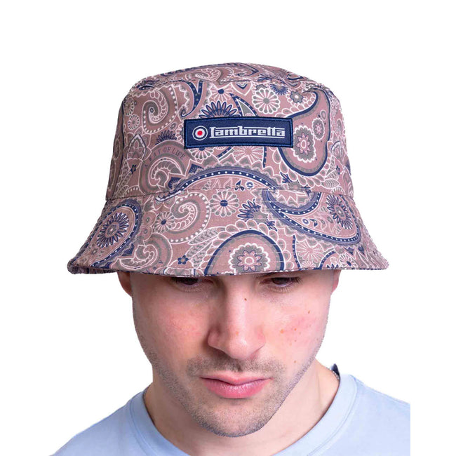 Woodsmoke - Lifestyle - Lambretta Paisley Logo Bucket Hat