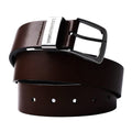 Dark Brown - Front - Lambretta Leather Lined Belt